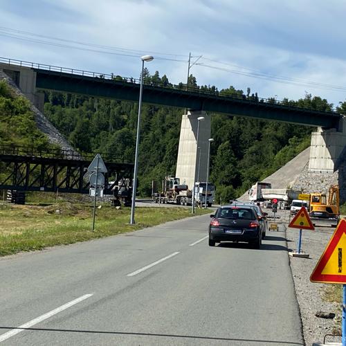 Fotografija radova u sklopu aglomeracije Općine Fužine